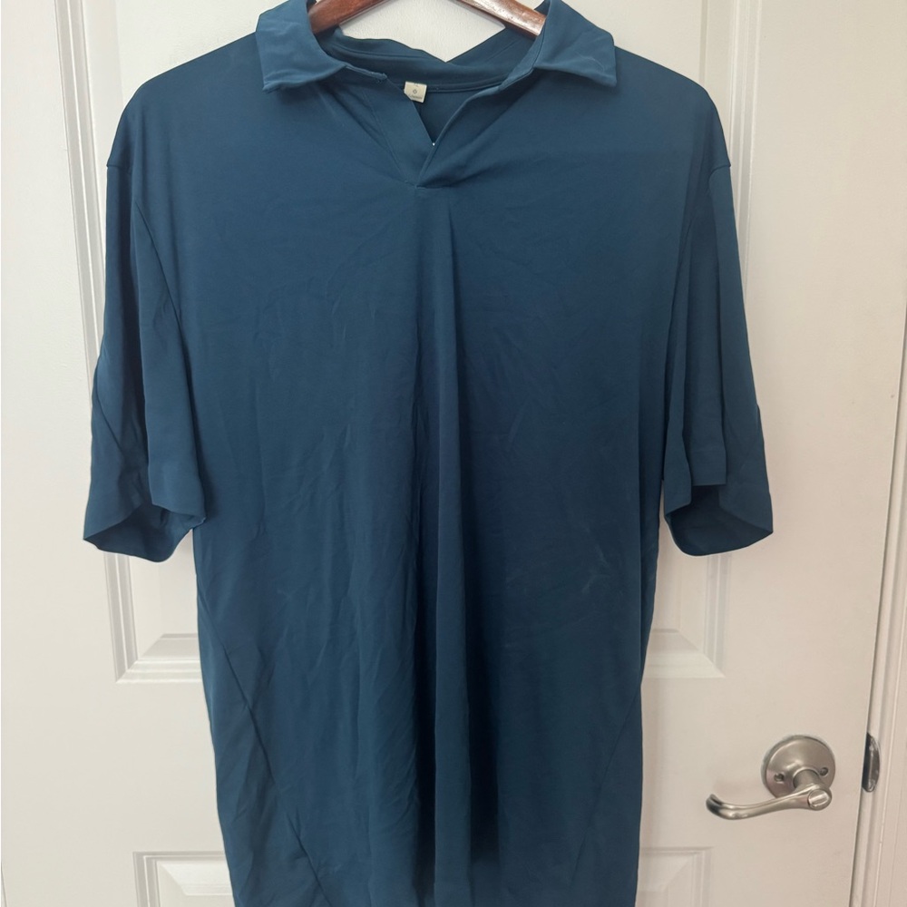 lululemon athletica Teal Polo Shirt